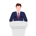 Man Lectern